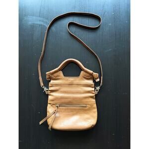 FOLEY + CORINNA Tan Vegan Leather Crossbody/Clutch Bag